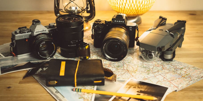 Professional photography gear