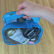 TSA-approved toiletry bags