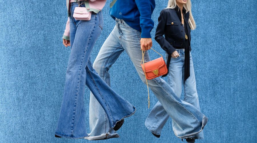 Women's Boyfriend Wide Leg Jeans